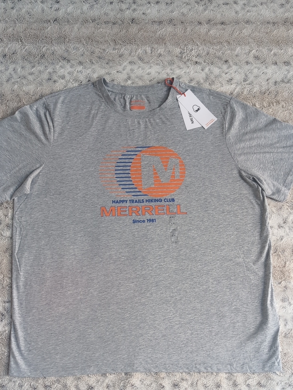 Merrell Organic Cotton Happy Trails Hiking Club Mdots Tee